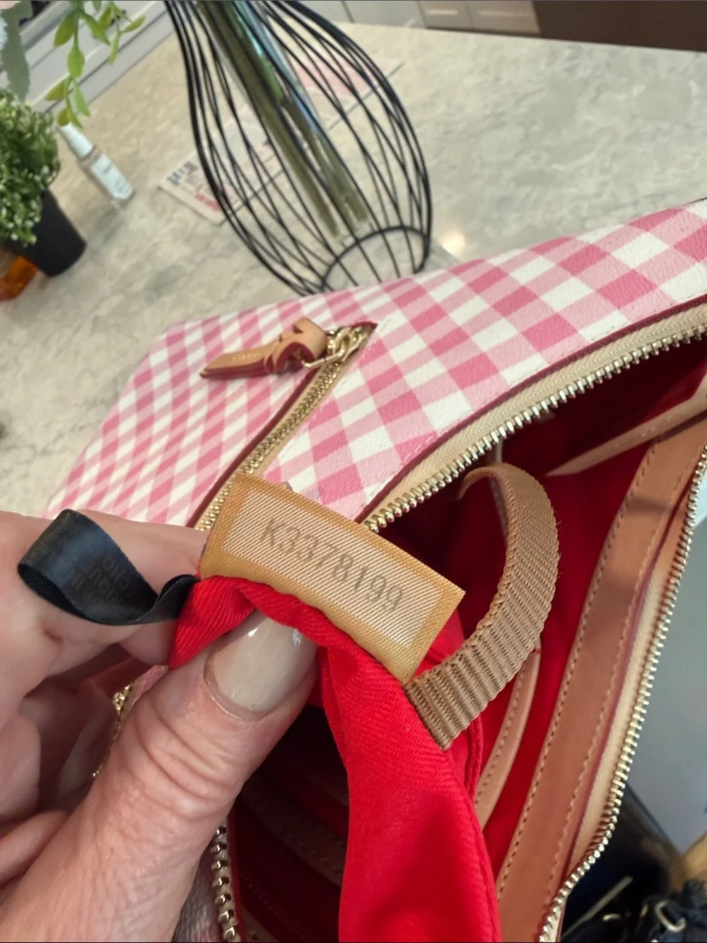 Dooney & Bourke Gingham II Hobo Shoulder Bag